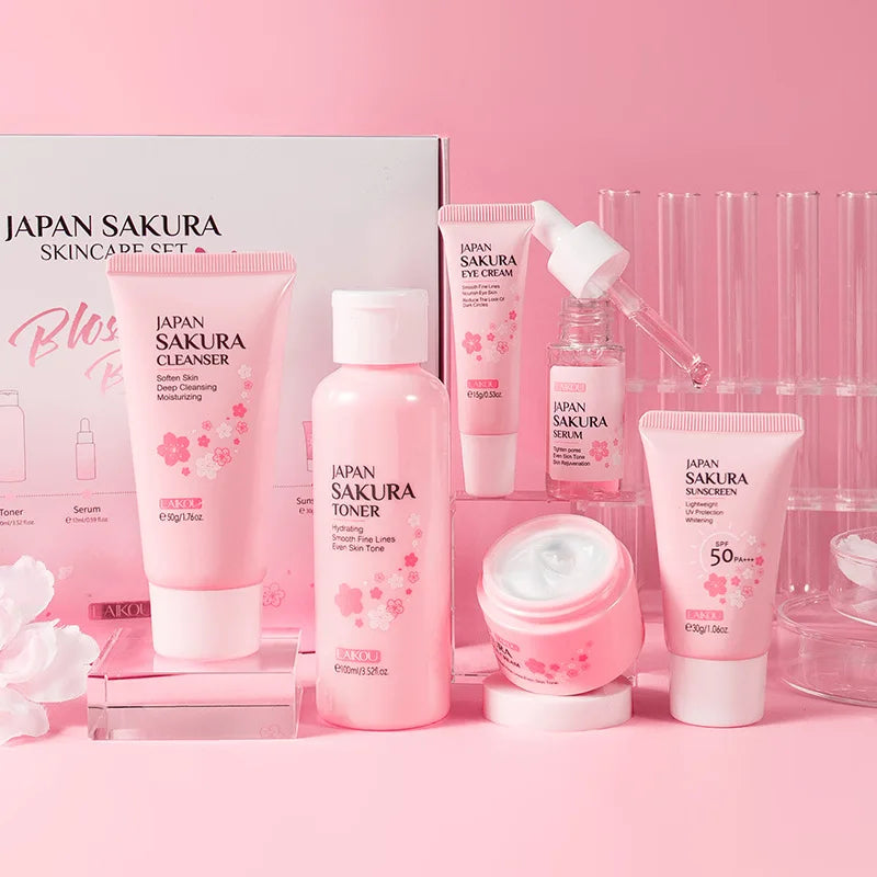 The Sakura Ritual — Japan Sakura 5-Piece Skincare Set
