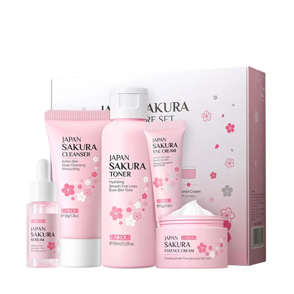 The Sakura Ritual — Japan Sakura 5-Piece Skincare Set