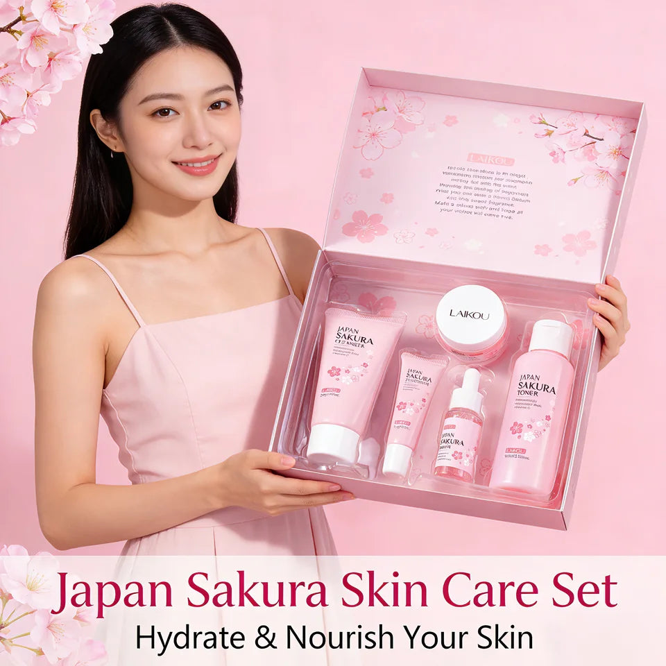 The Sakura Ritual — Japan Sakura 5-Piece Skincare Set